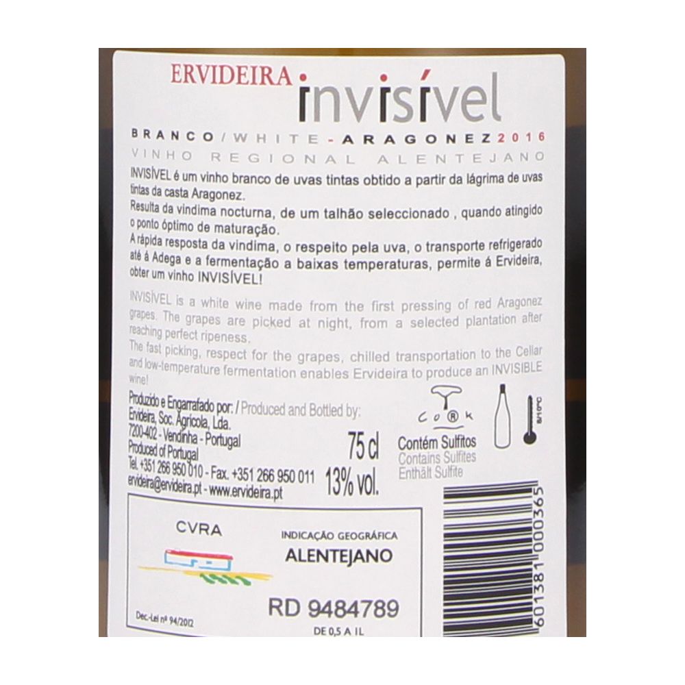  - Invisível White Wine `18 75cl (2)