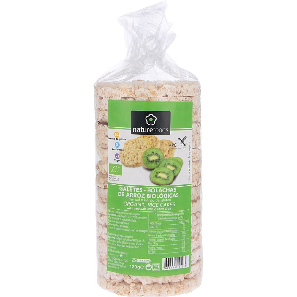  - Naturefoods Organic Rice Cakes w/ Salt 120g (1)