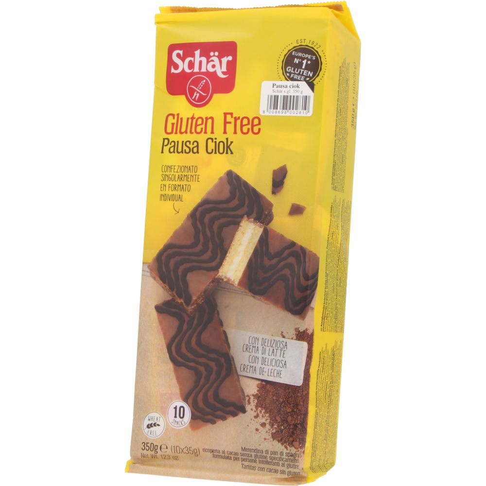  - Schär Pausa Ciok Gluten-free Chocolate Snack 10x35g (1)