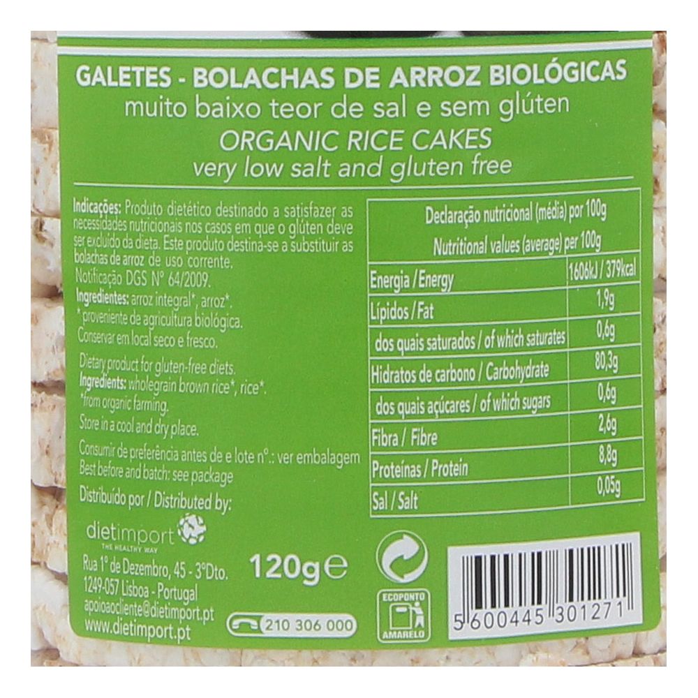  - Naturefoods Organic Rice Cakes No Added Salt 120g (2)