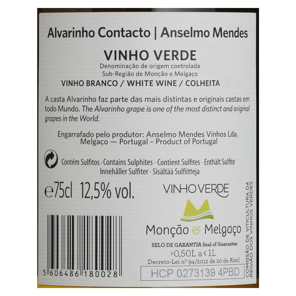  - Contacto Anselmo Mendes Vinho Verde Wine 75cl (2)