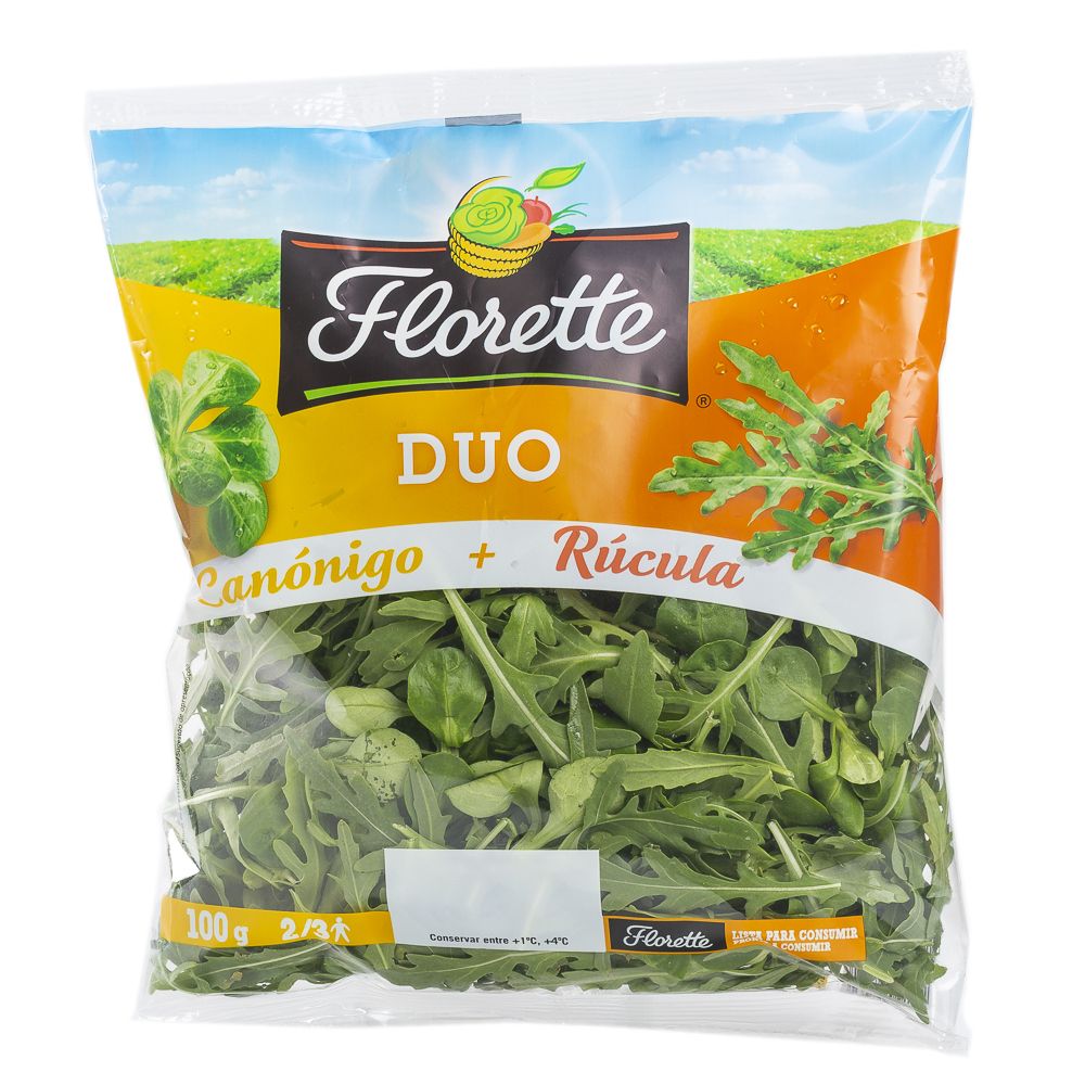  - Florette Salad Duo Lamb`s Lettuce / Rocket 100g (1)
