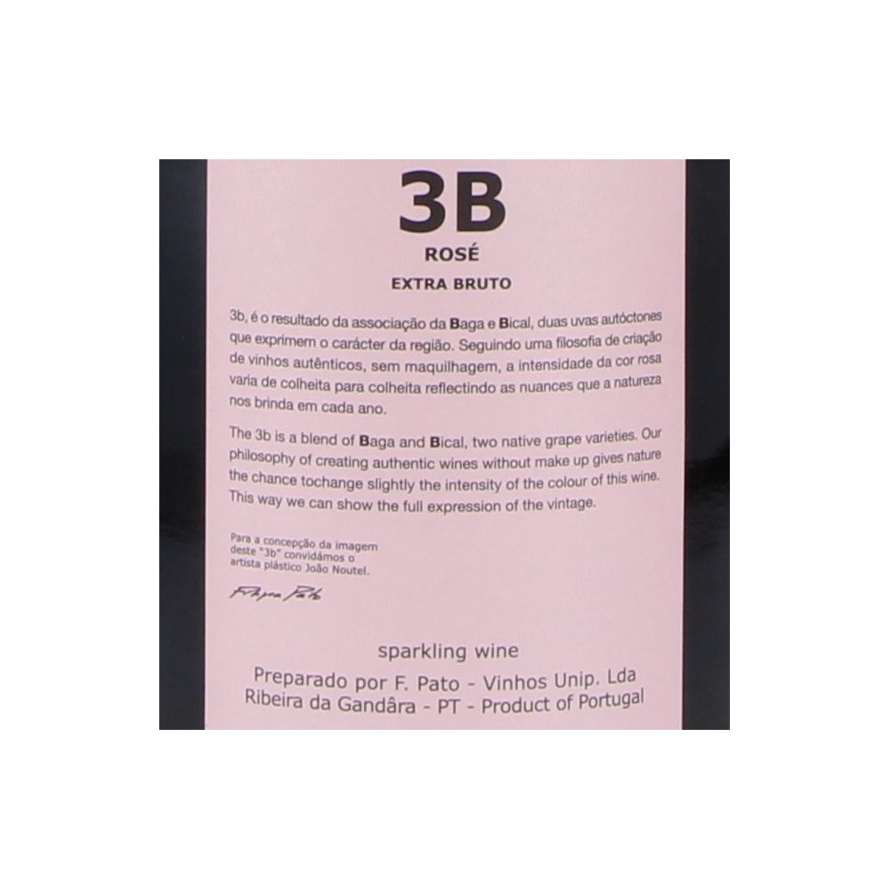 - 3B Filipa Pato Brut Rosé Sparkling Wine 75cl (2)