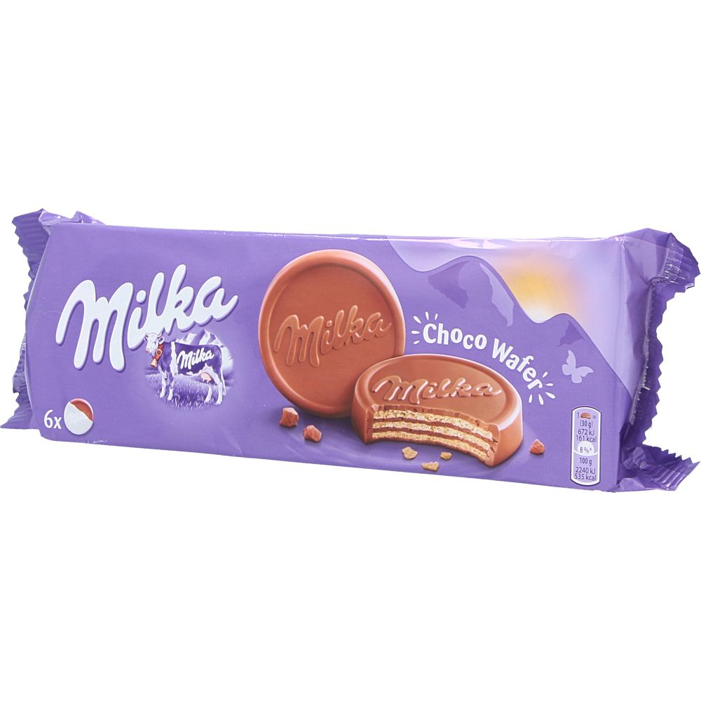  - Bolachas Milka Waffer Chocolate leite 180g (1)