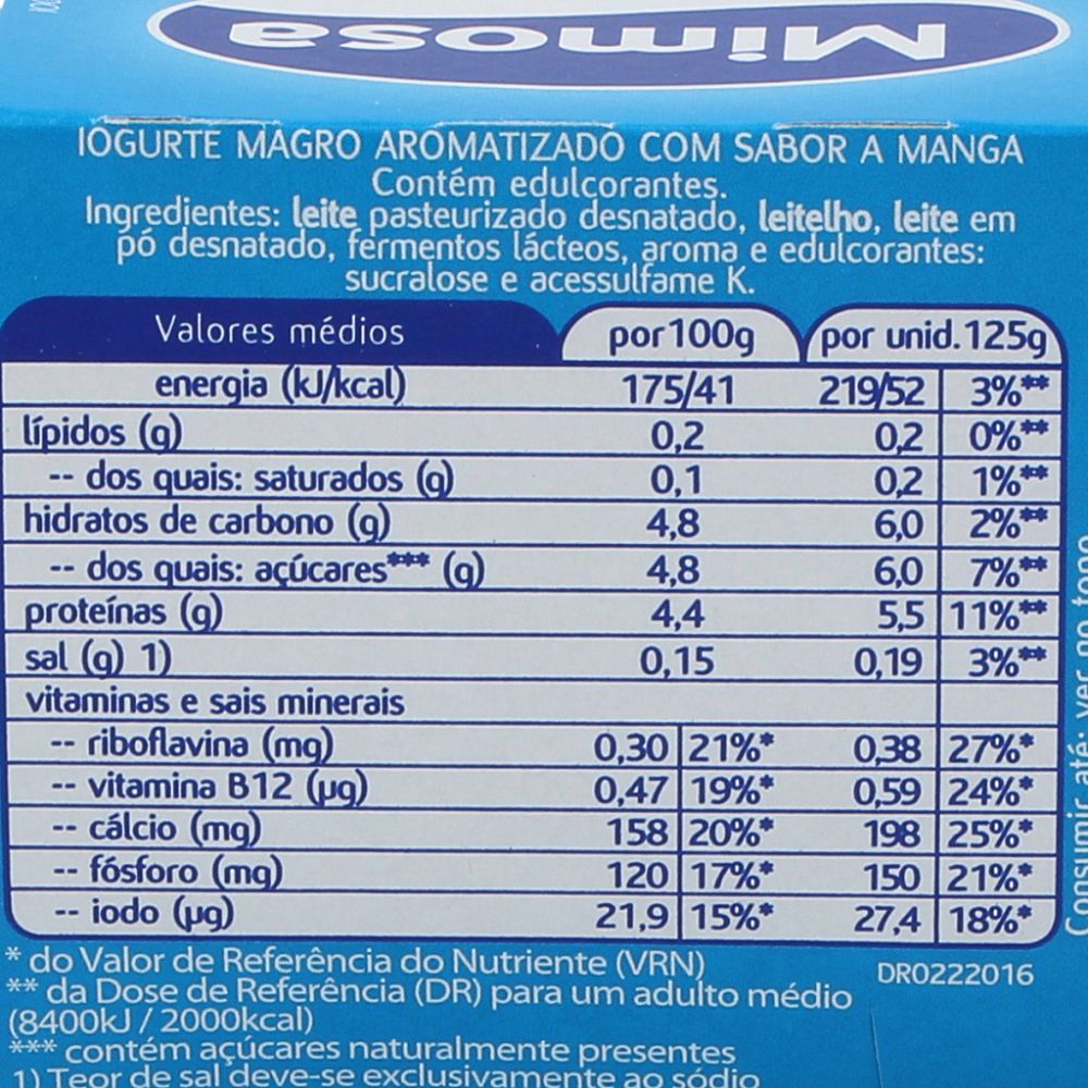  - Iogurte Manga Magro Mimosa 4x120g (2)