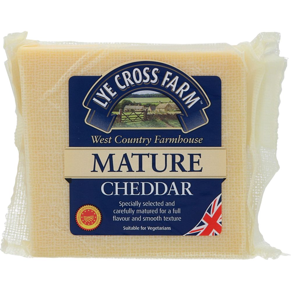  - Lye Cross Farm Mature P.D.O. Cheddar Cheese 200g
