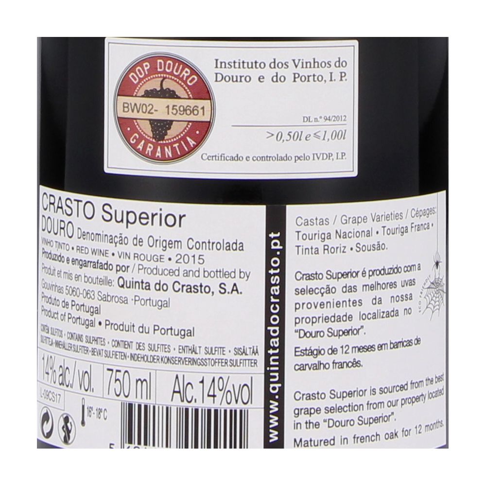  - Quinta do Crasto Superior Vinho Tinto 75cl (2)