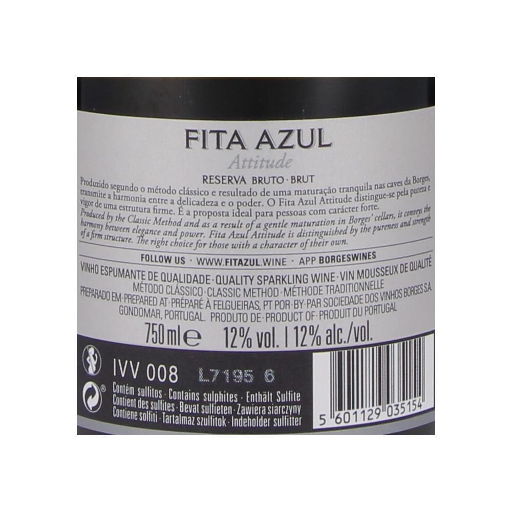  - Fita Azul Attitude Brut Reserva Sparkling Wine 75cl (2)