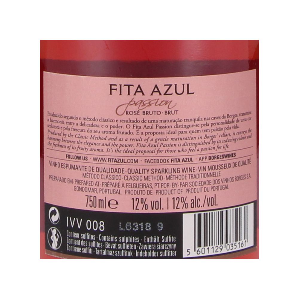  - Fita Azul Passion Brut Rosé Sparkling Wine 75cl (2)
