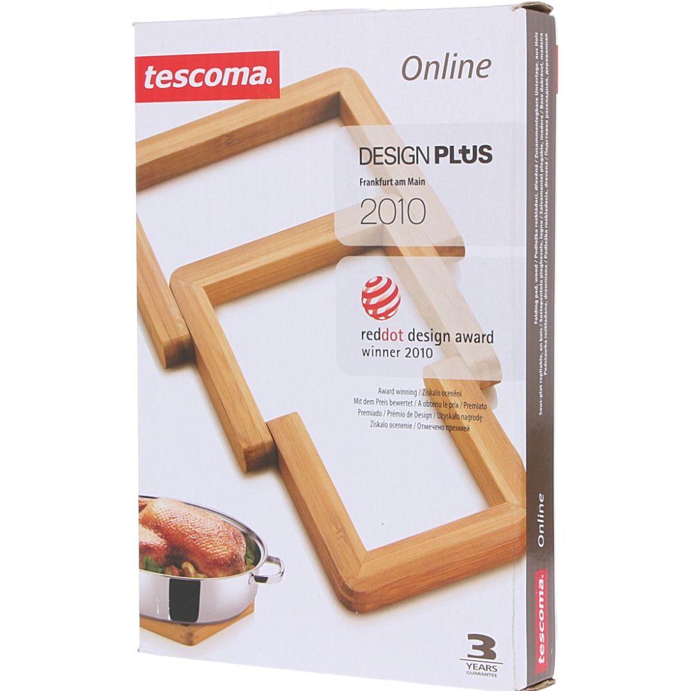  - Tescoma Folding Wooden Trivet (1)