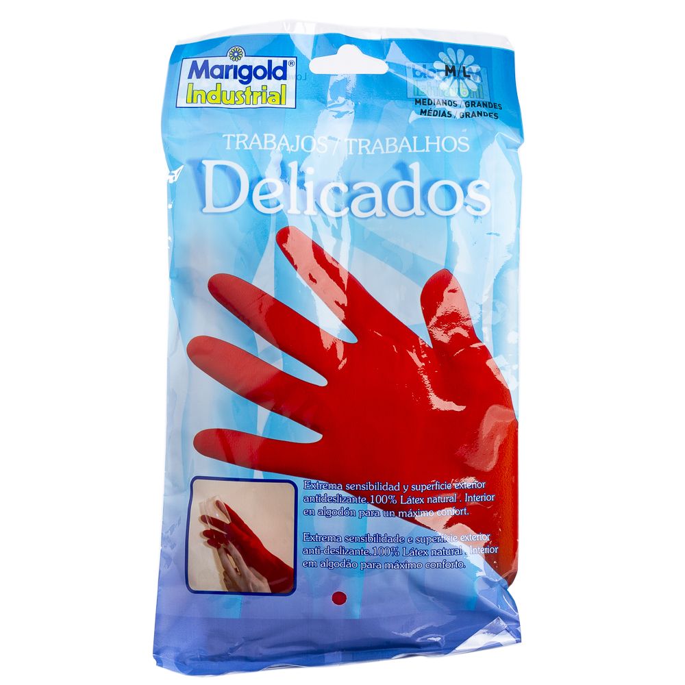  - Marigold Delicate Duty M/L Rubber Gloves (1)