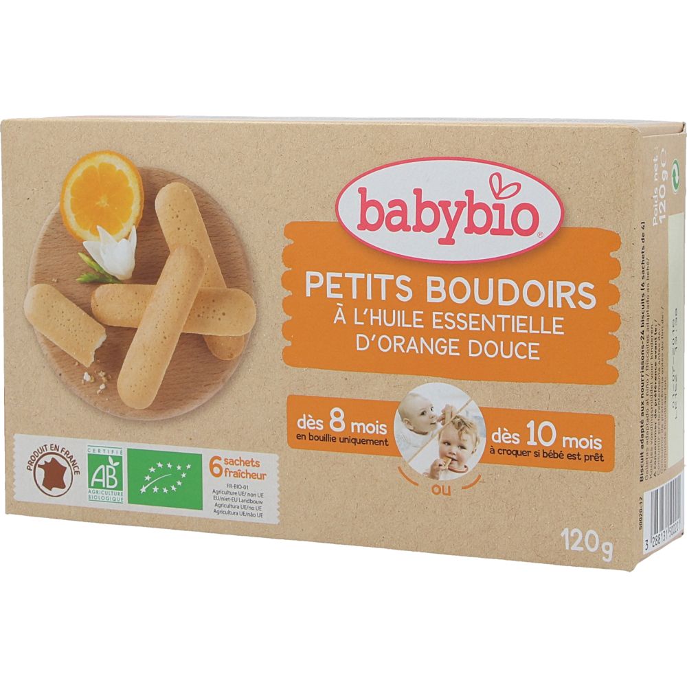  - BabyBio Organic Biscuits 4 pc = 120g (1)
