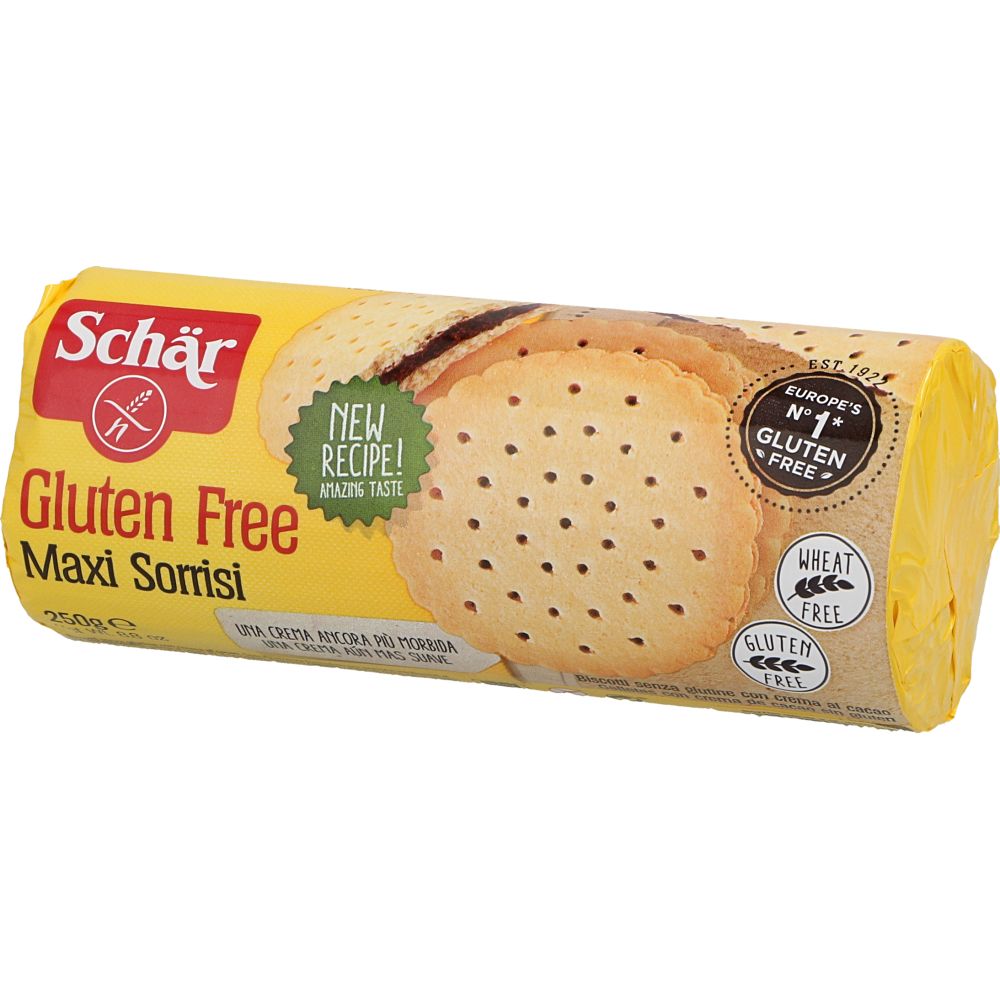  - Schär Gluten Free Sorrisi Sandwich Biscuits 250g (1)