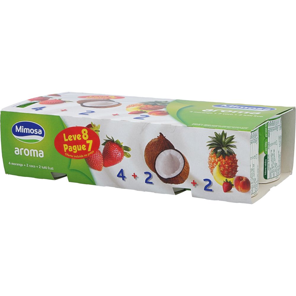  - Mimosa Coconut / Tutti-Fruti / Strawberry Flavour Yoghurt 8 x 125g Buy 8 Pay 7 (1)
