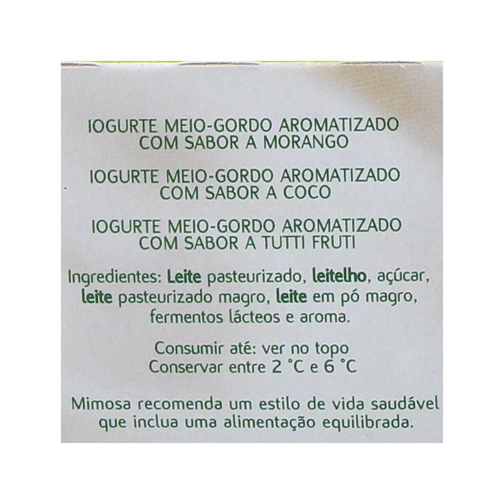  - Iogurte Mimosa Aroma Coco / Tutti-Fruti / Morango 8 x 125g Leve 8 Pague 7 (3)