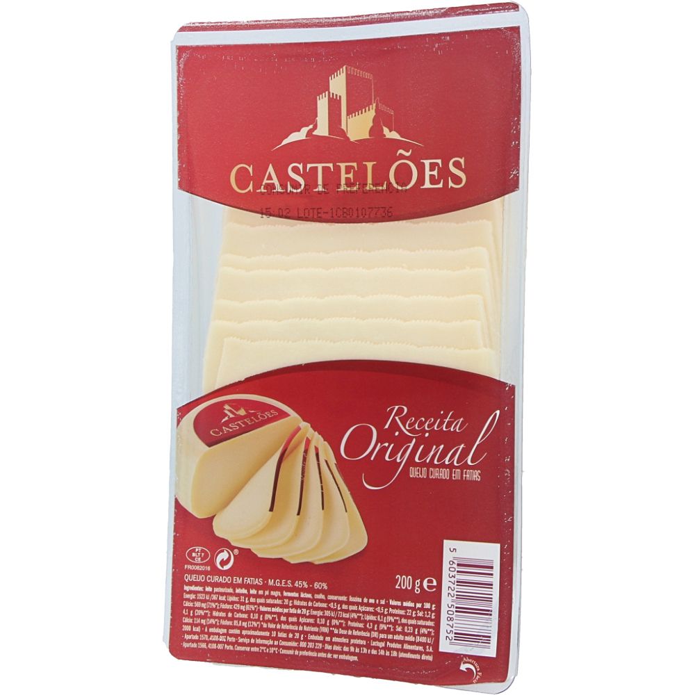  - Castelões Sliced Cheese 200g