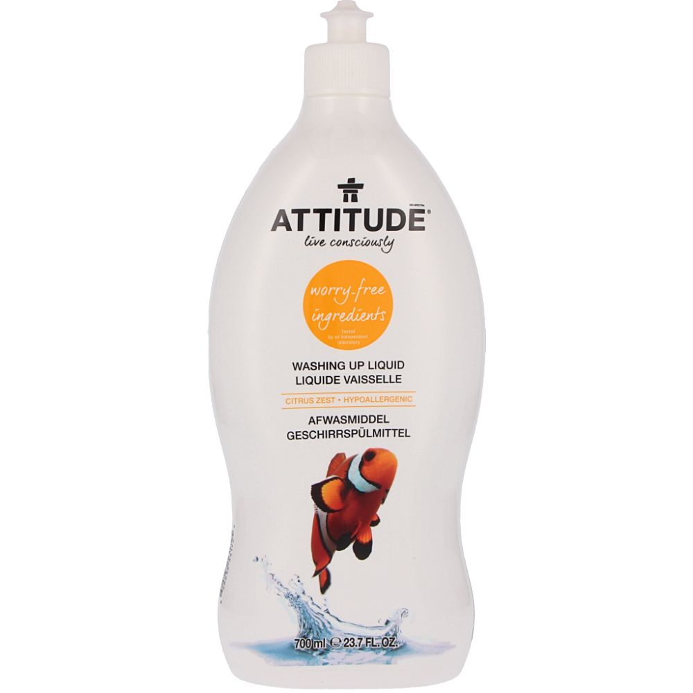  - Attitude Ecological Citrus Washing Up Liquid 700 ml (1)