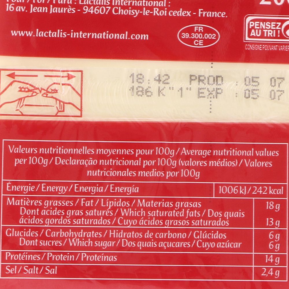 - Président Emmental Processed Cheese Slices 200g (2)