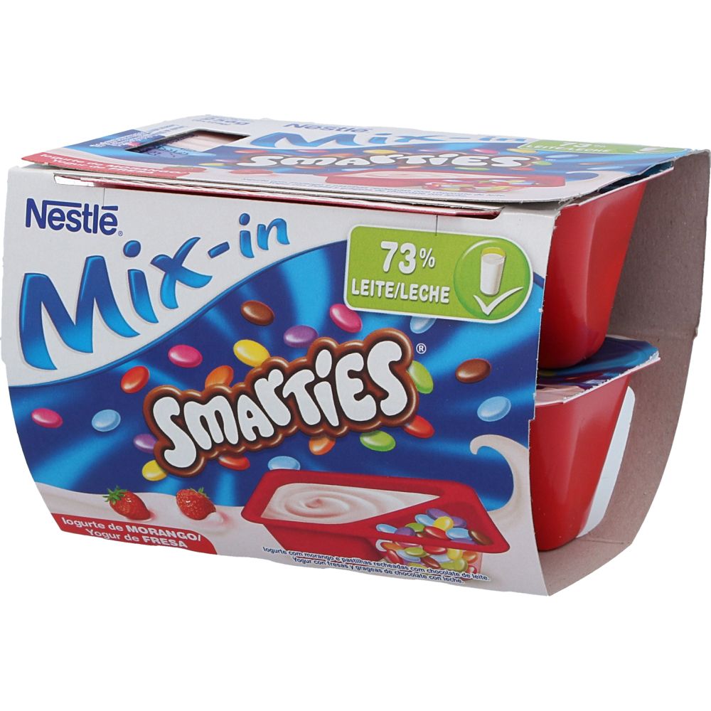  - Smarties Strawberry Yogurt 2 x 128g (1)