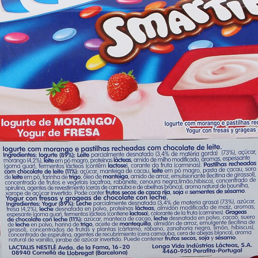  - Smarties Strawberry Yogurt 2 x 128g (3)