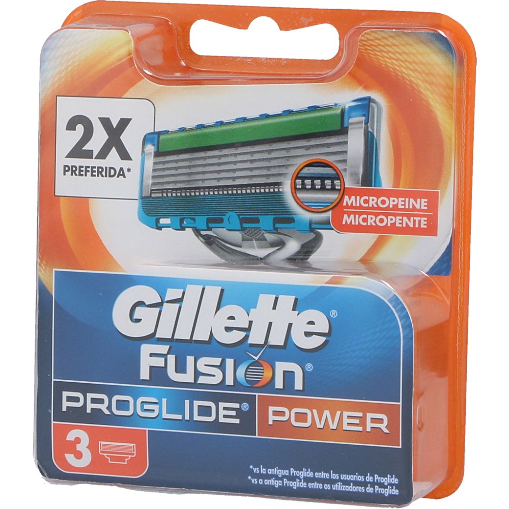  - Lâmina Gillette Proglide Power Recarga 3 un (1)