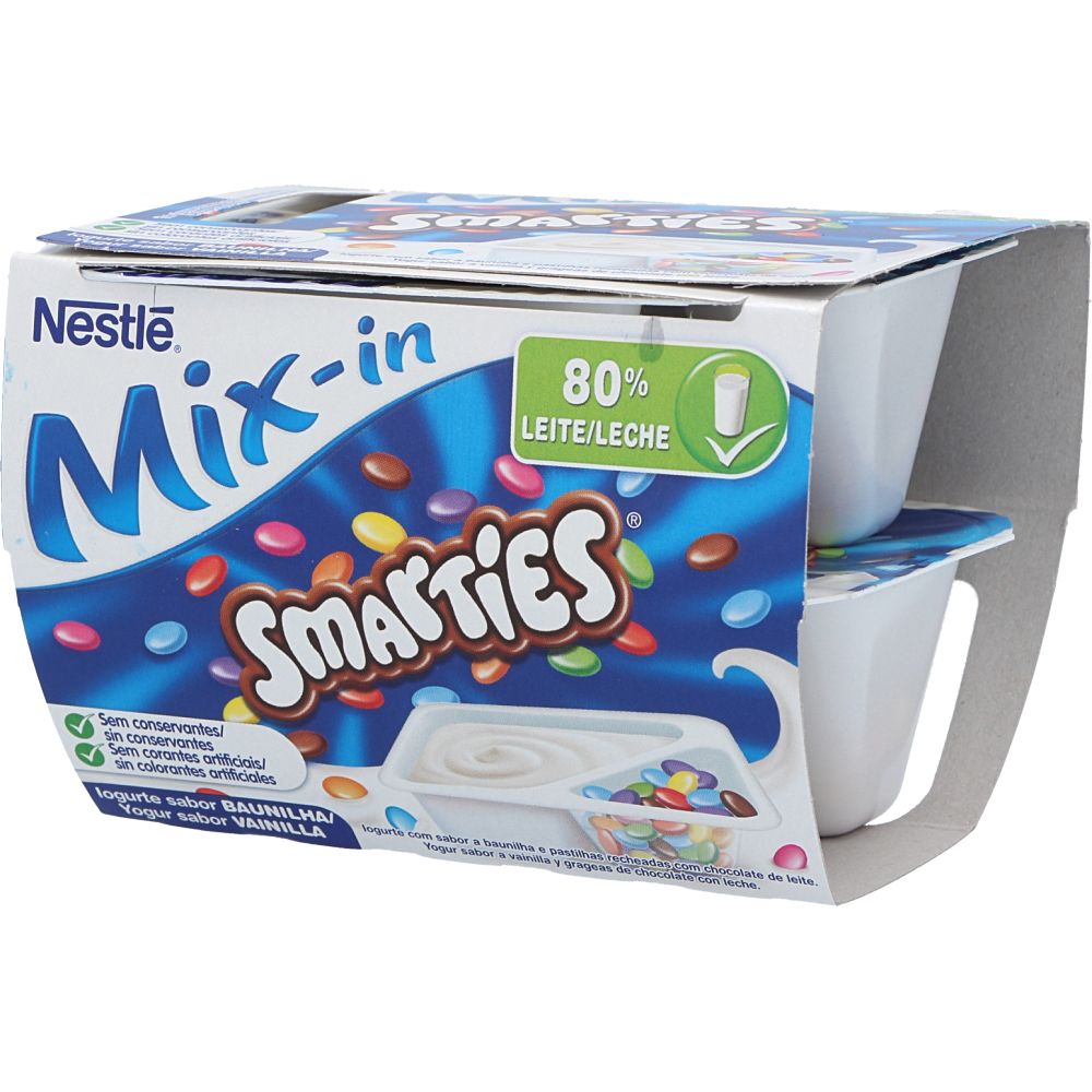  - Iogurte Smarties Baunilha 2 x 128 g (1)