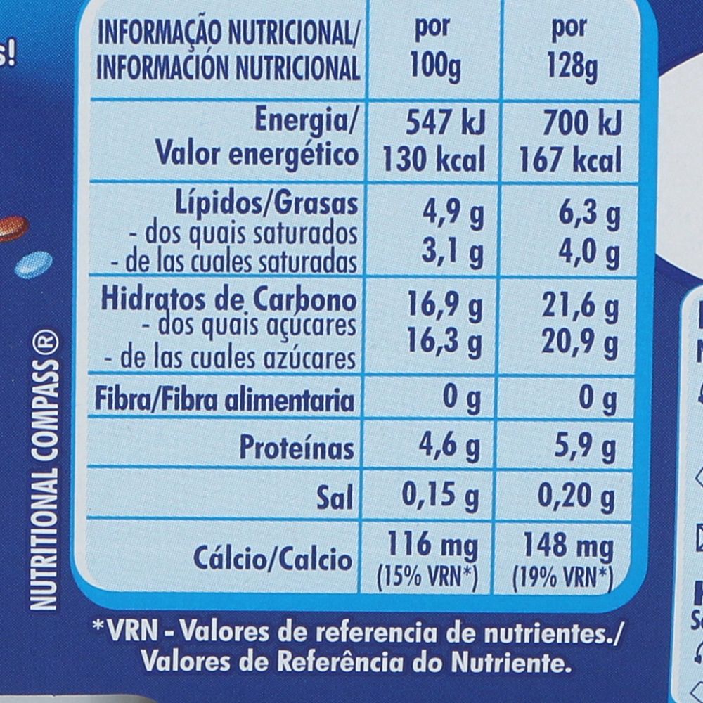  - Smarties Vanilla Yogurt 2 x 128g (2)
