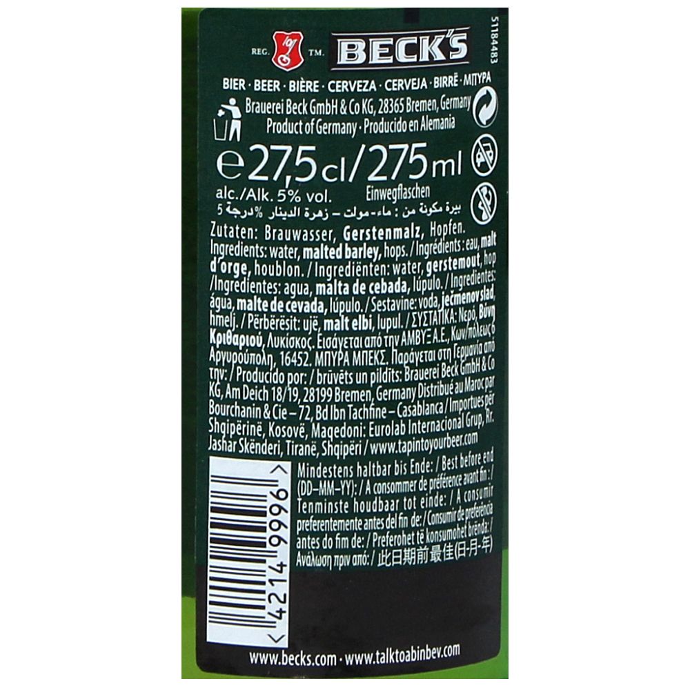  - Cerveja Becks 275 mL (2)
