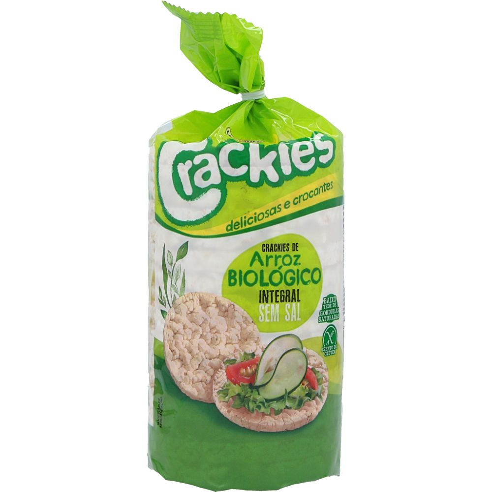  - Caçarola Crackies Organic Rice Cakes Unsalted 130g (1)