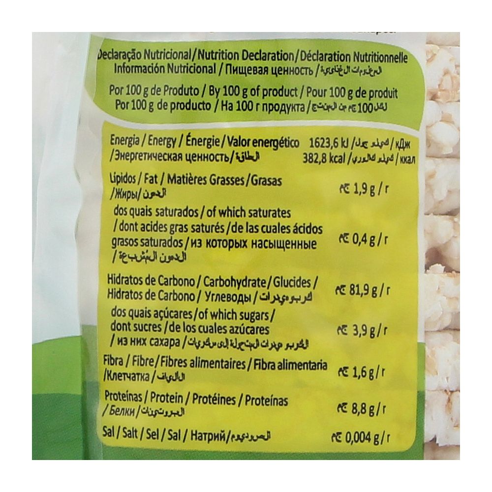  - Caçarola Crackies Organic Rice Cakes Unsalted 130g (2)