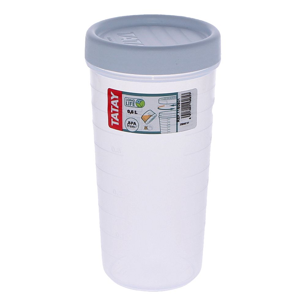  - Tatay Screwtop Food Container White 0.6 L pc (1)
