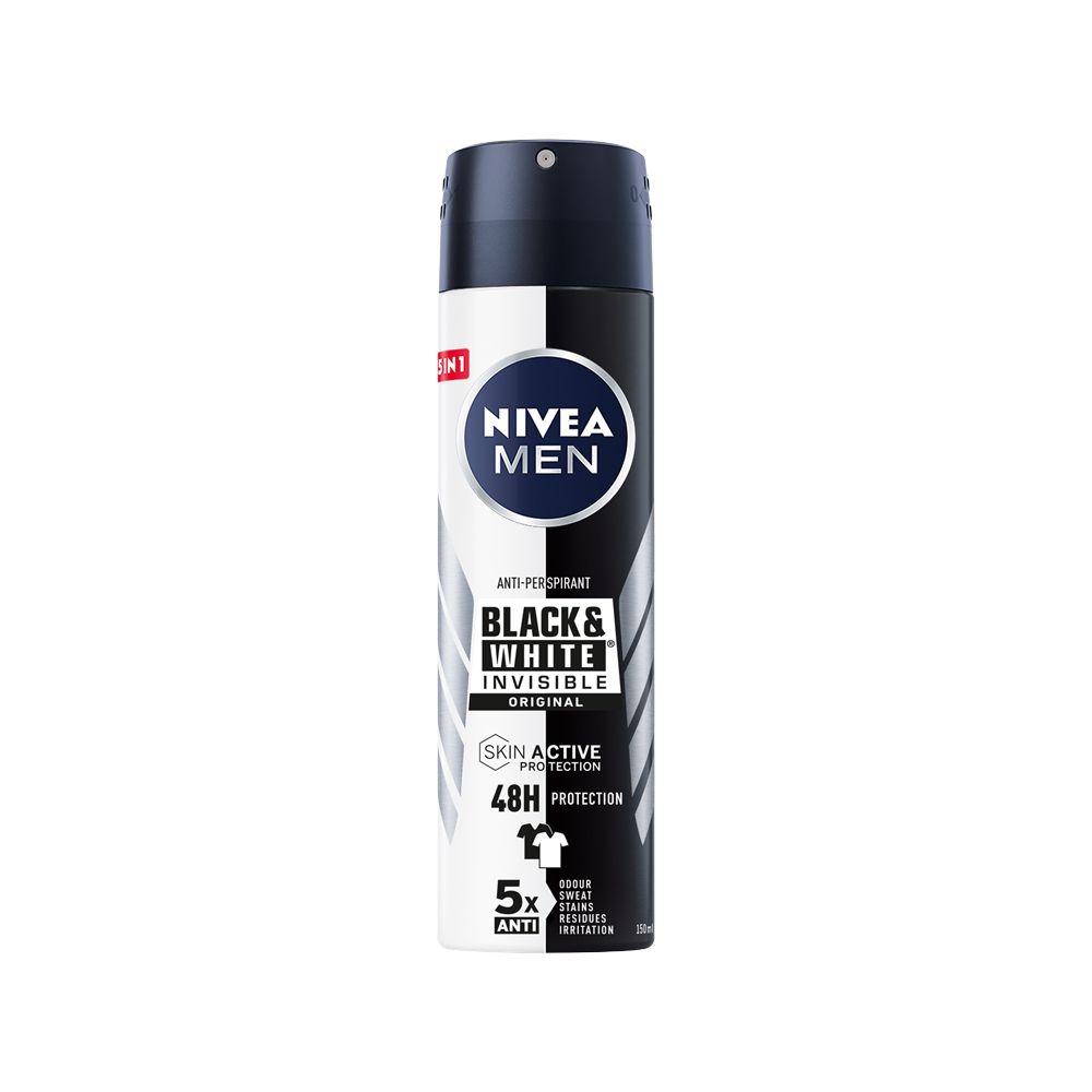  - Nivea Invisible for Black & White Deodorant for Men 150mL (1)