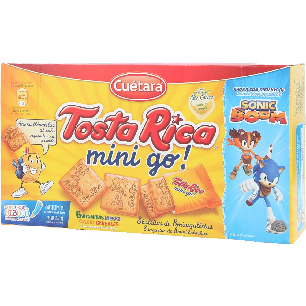  - Cuétara Tosta Mini Go Biscuits 8 pc