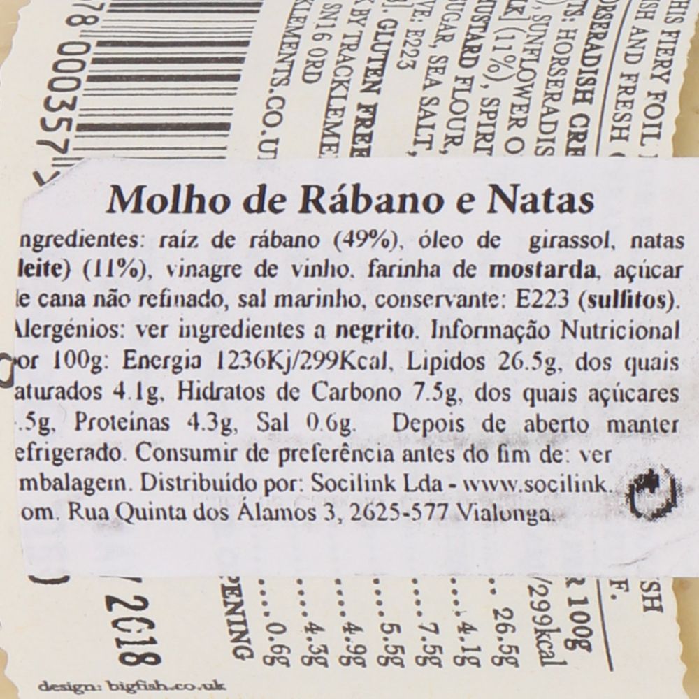  - Molho Tracklements Rábano & Natas 140g (2)