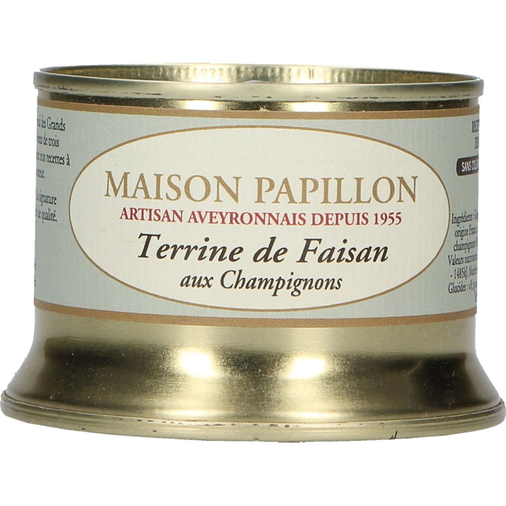  - Maison Papillon Pheasant Terrine with Mushrooms 130g (1)