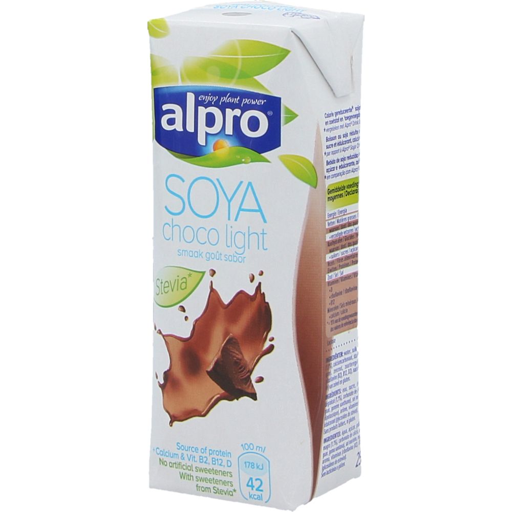  - Alpro Soy Chocolate Light Drink 1L (1)
