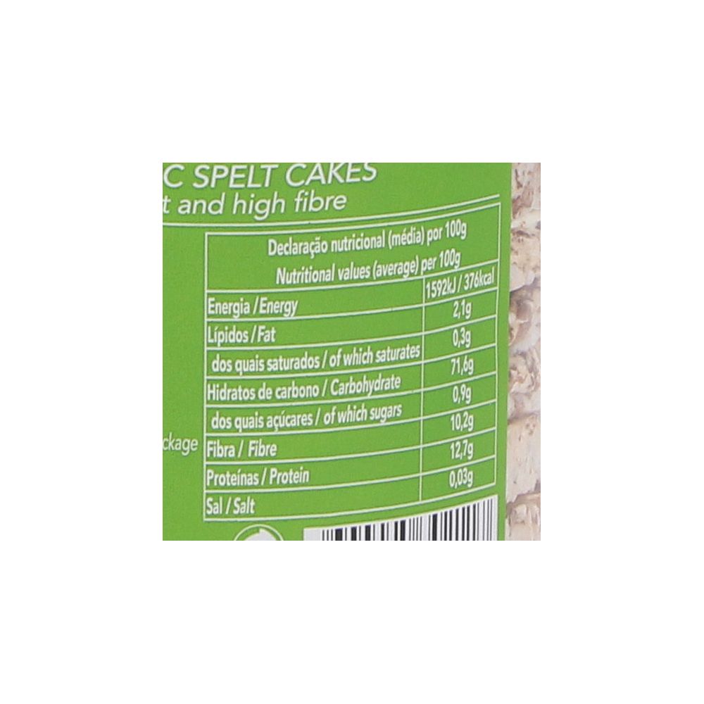  - Naturefoods Organic Wheat Spelt Cakes 120g (2)