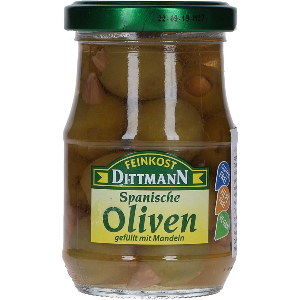  - Dittmann Green Olives w/ Almonds 85 g (1)