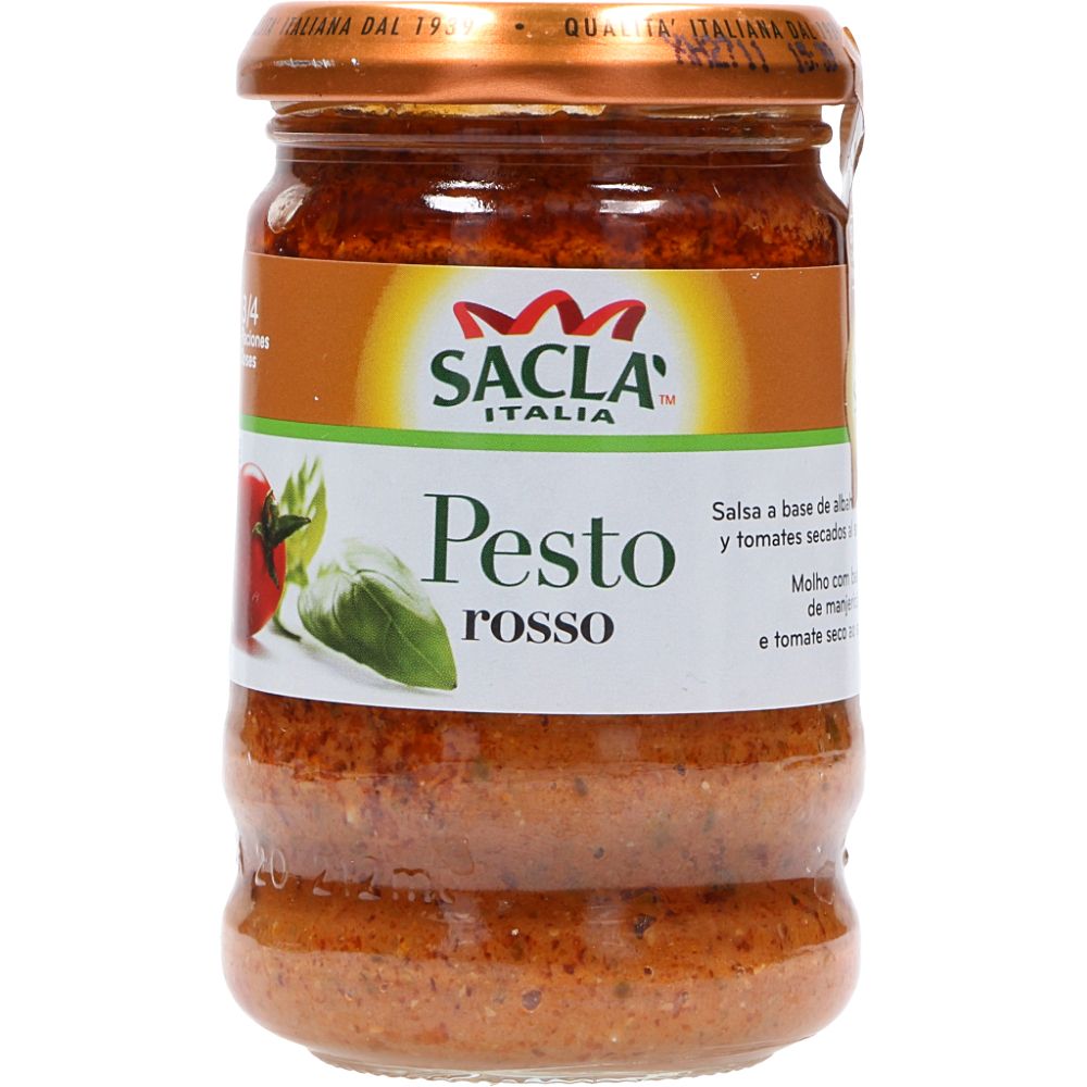  - Molho Pesto Vermelho Sacla 190g (1)