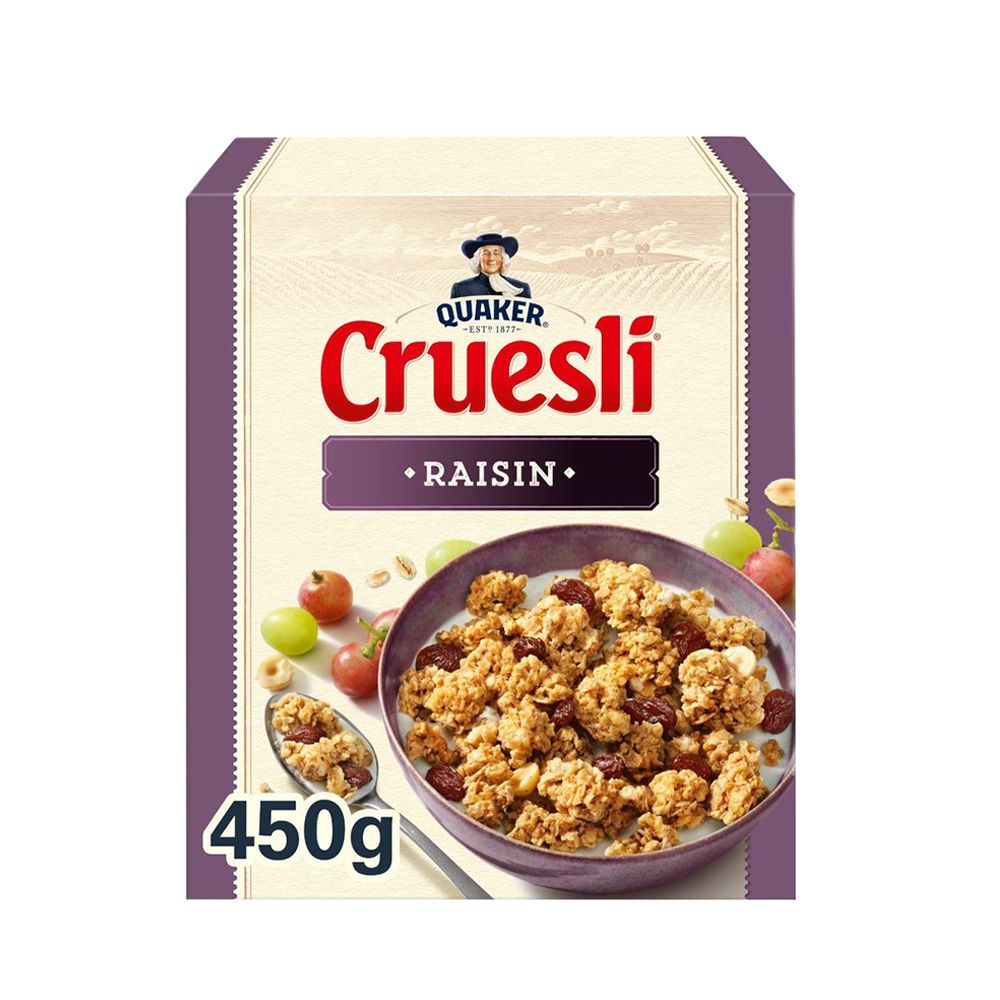  - Quaker Raisins Cruesli 450g (1)