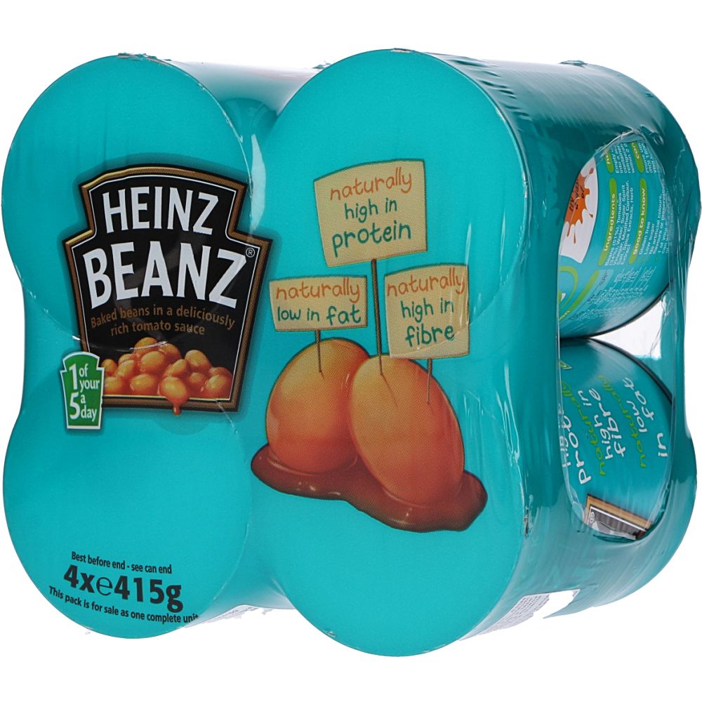  - Heinz Baked Beans in Tomato Sauce 4x415g (1)