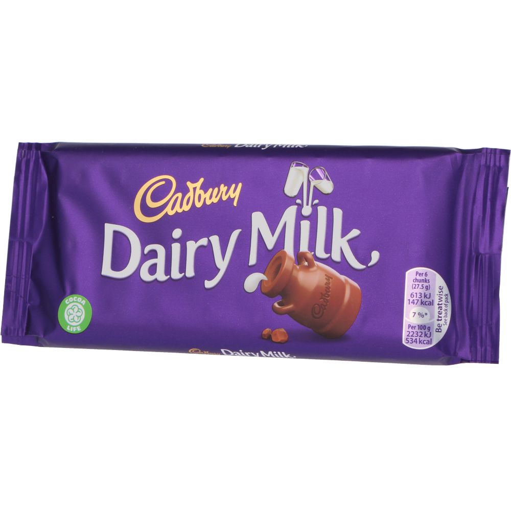  - Cadbury Dairy Milk Chocolate 110g (1)