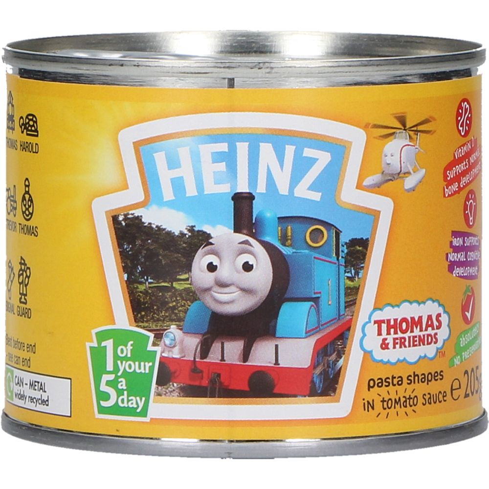  - Heinz Thomas & Friends Pasta Shapes in Tomato Sauce 205g (1)