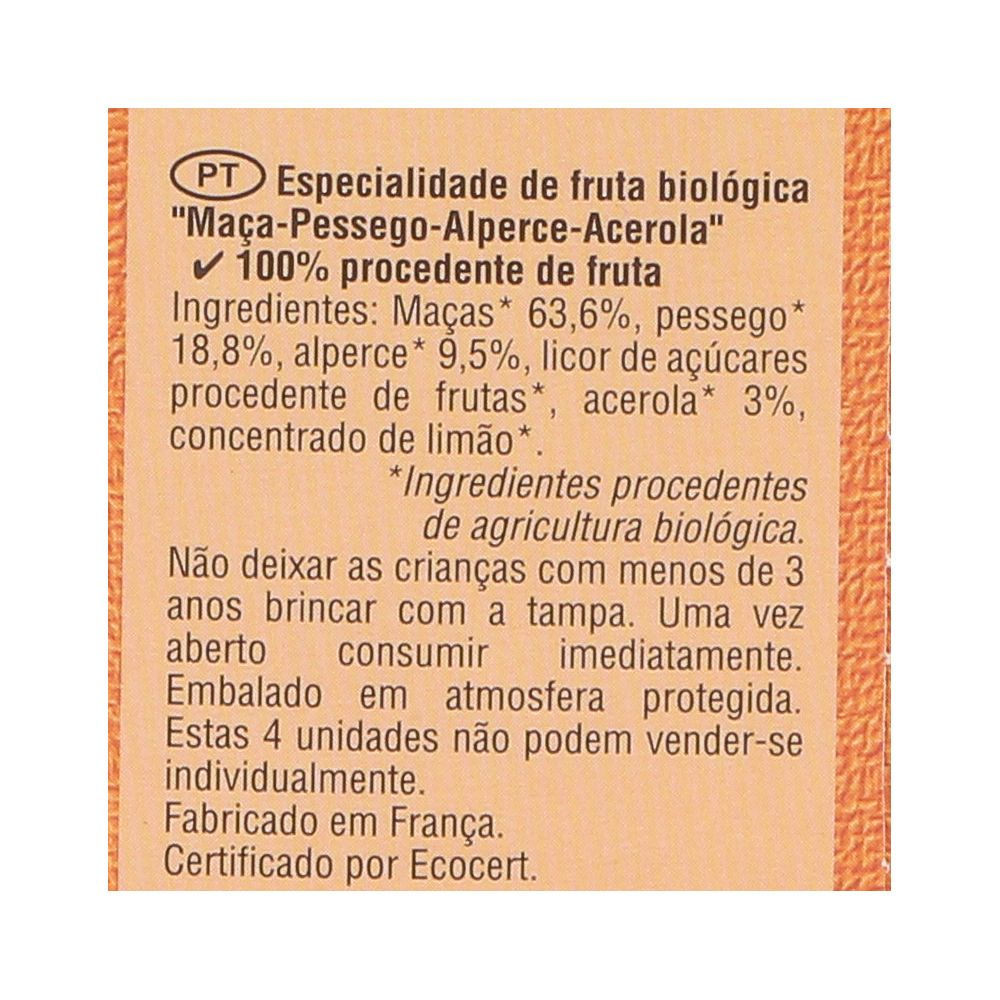  - Vitabio Organic Acerola / Apple / Peach / Apricot Fruit Puree 4x90g (2)