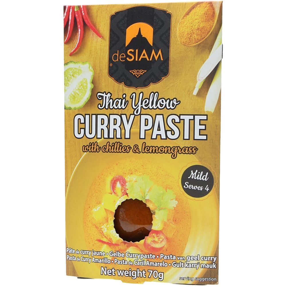  - DeSIAM Thai Yellow Curry Paste 70 g (1)