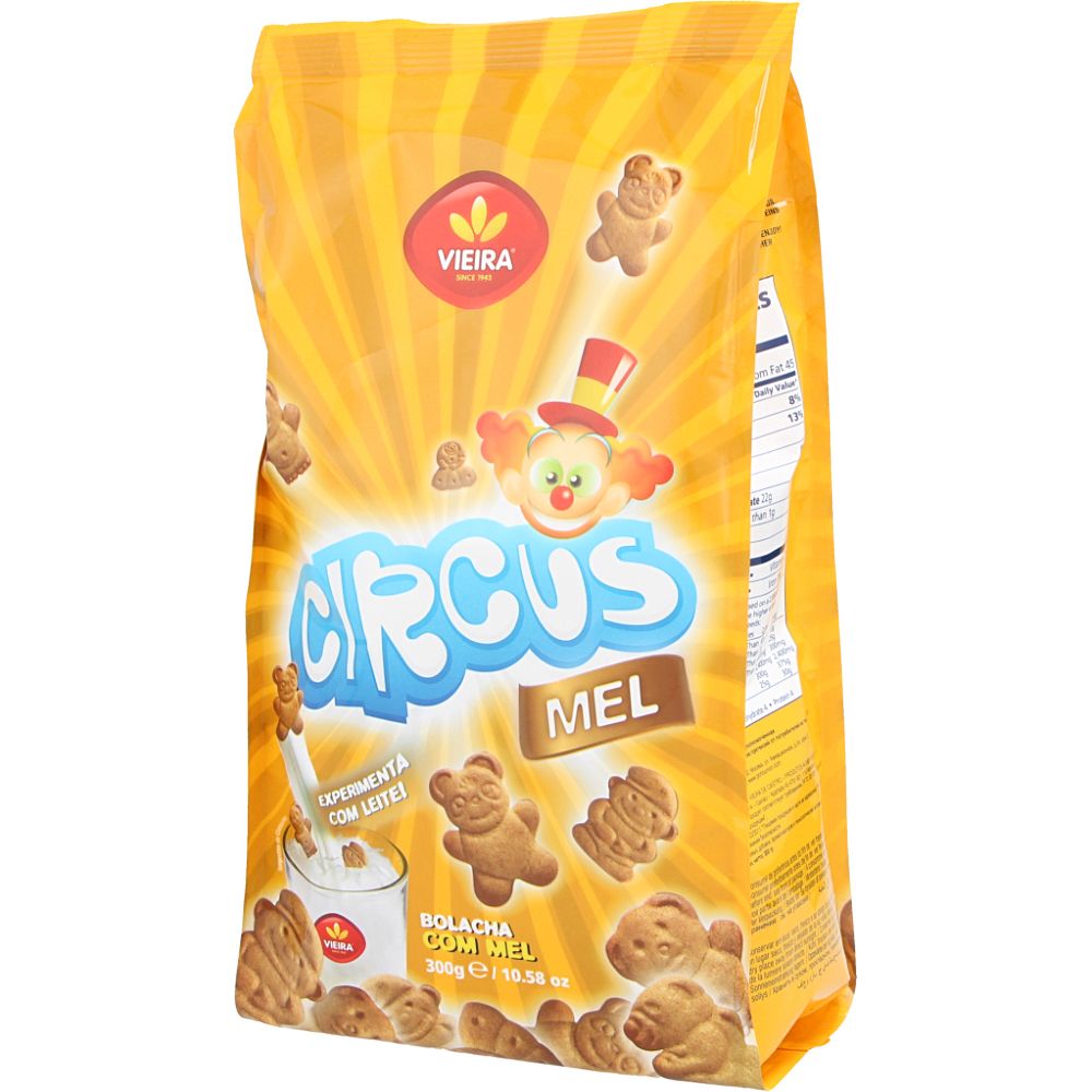  - Vieira Castro Circus Honey Biscuits 300g (1)