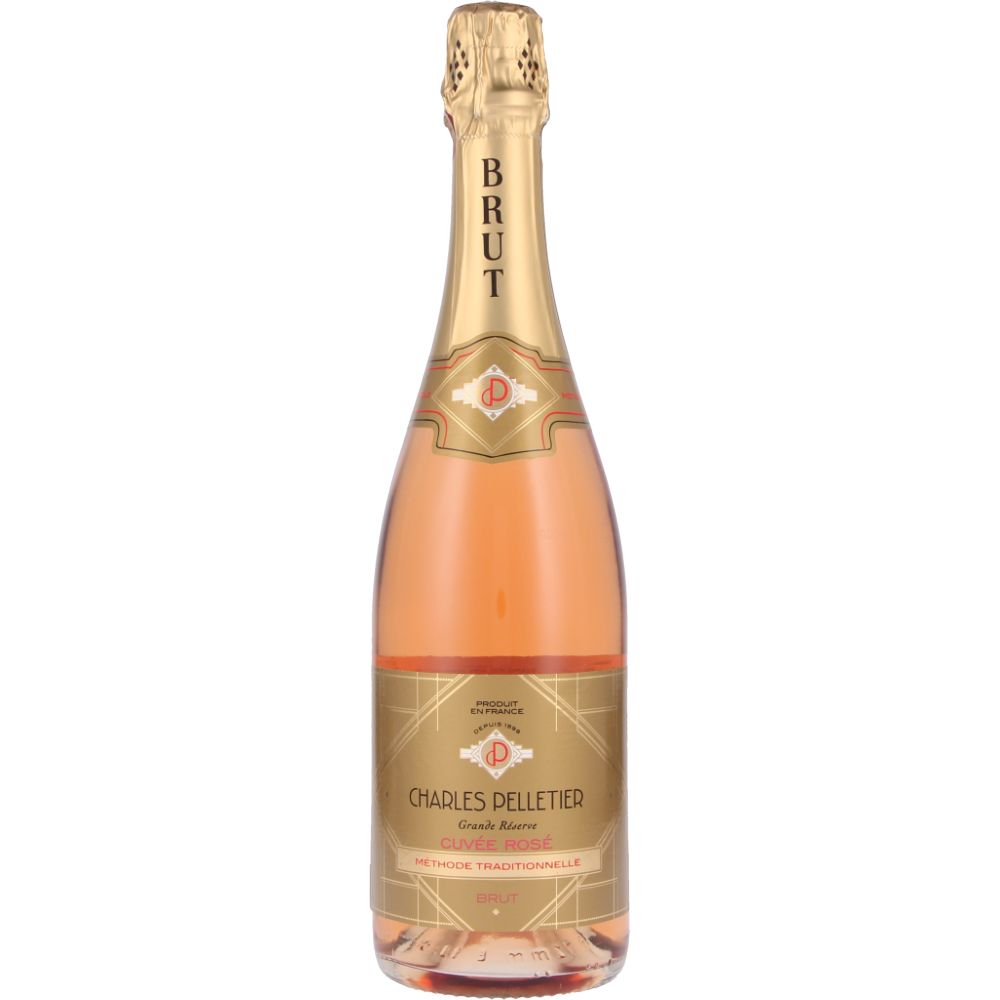  - Charles Pelletier Grande Réserve Brut Rosé Sparkling Wine 75cl (1)