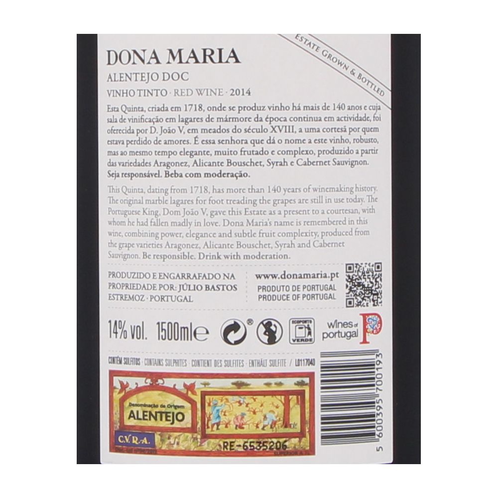  - Vinho Dona Maria Magnum Tinto 15 1.5 L (2)