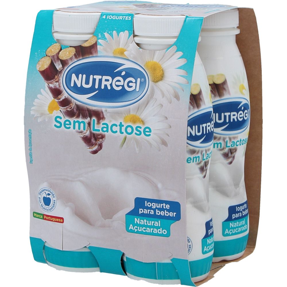  - Iogurte Líquido sem Lactose Natural Açucarado Nutregi 4x170g (1)