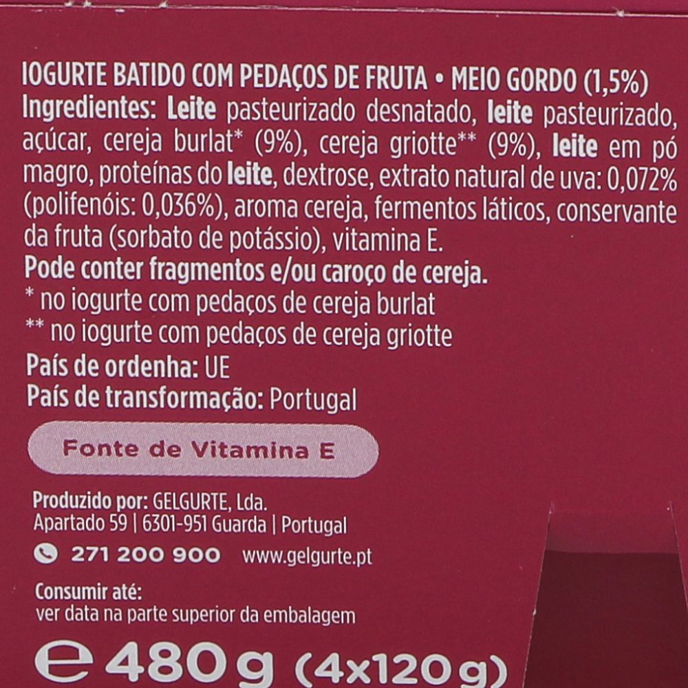  - Iogurte Antioxidante Cereja Pedaços Nutregi 4x120g (2)